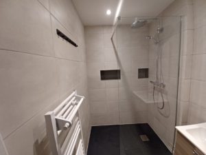 Aménagement d'une salle de bains WC à Boulogne-Billancourt