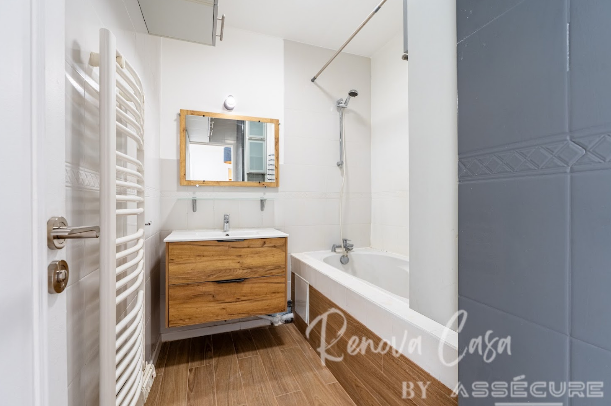 rénovation d'une salle de bains à Sceaux 92