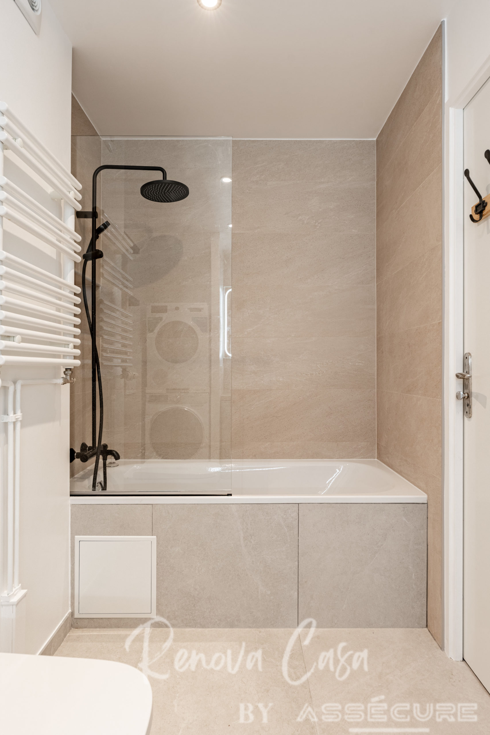 rénovation baignoire et pose carrelage salle de bains