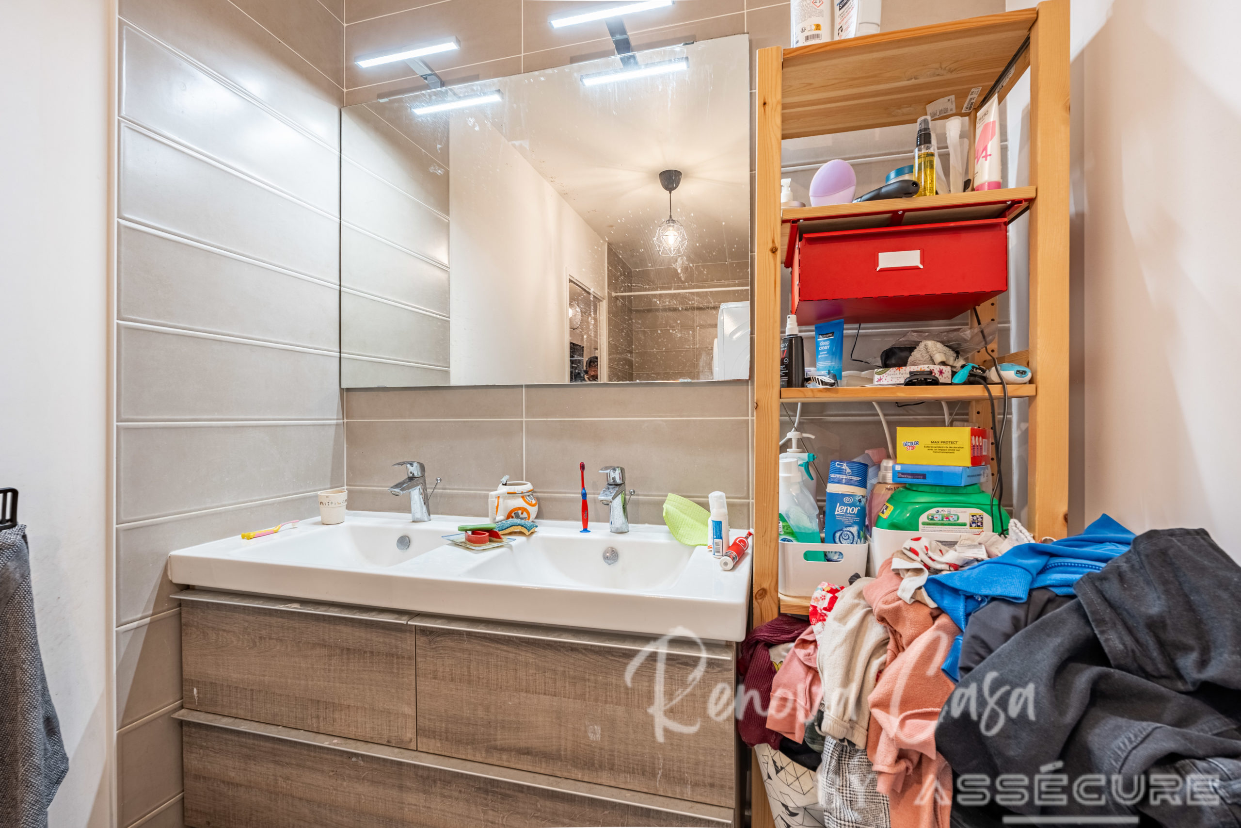 Rénovation d’une salle de bains et buanderie à Antony