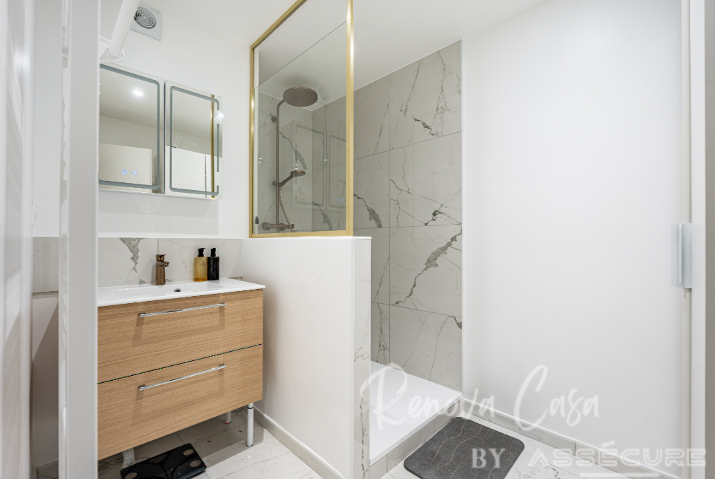Rénovation d’une salle de douche à Antony
