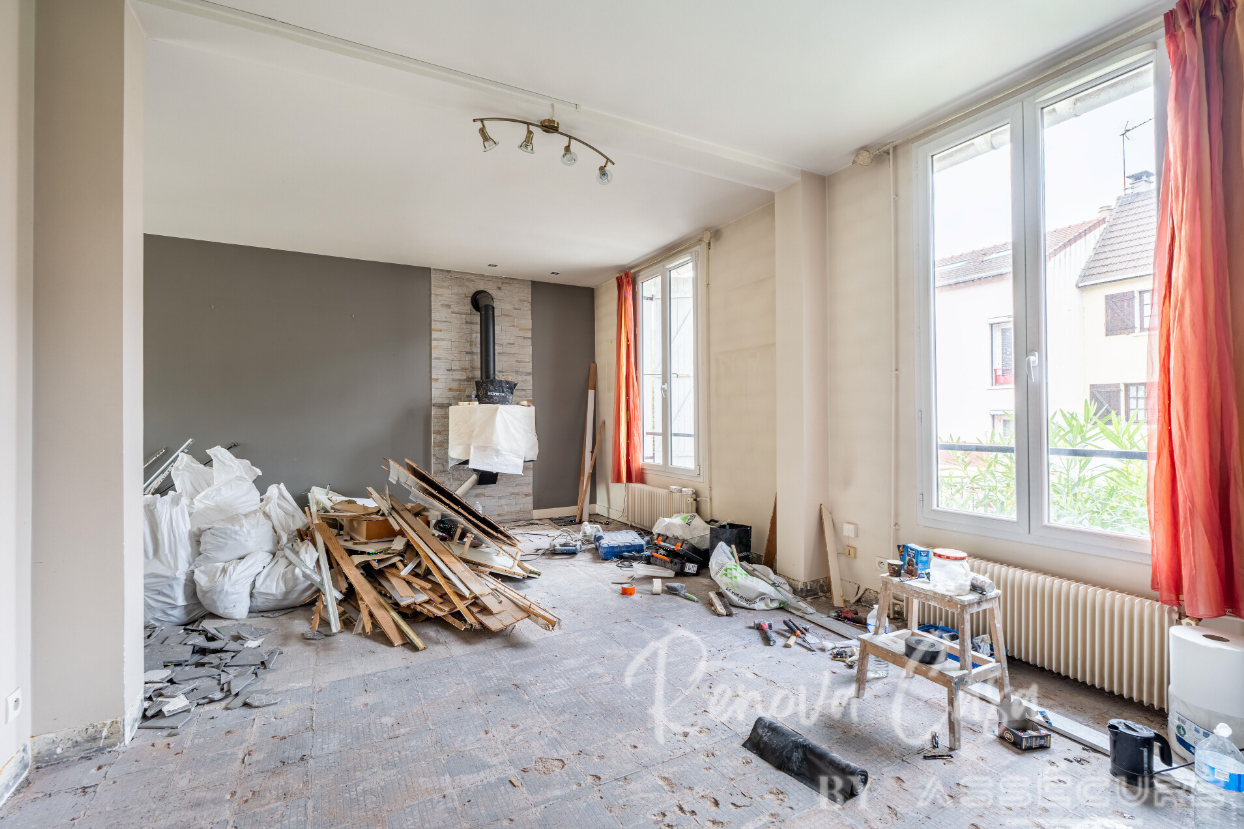 aménagement d'un nouveau salon à Antony 92