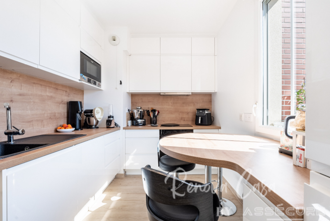 rénovation d'une cuisine au Plessis Robinson