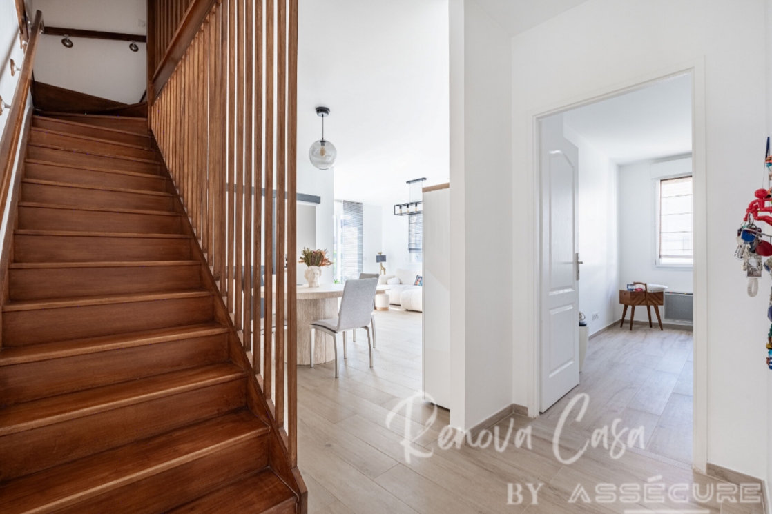 rénovation d'un escalier au Plessis Robinson 92