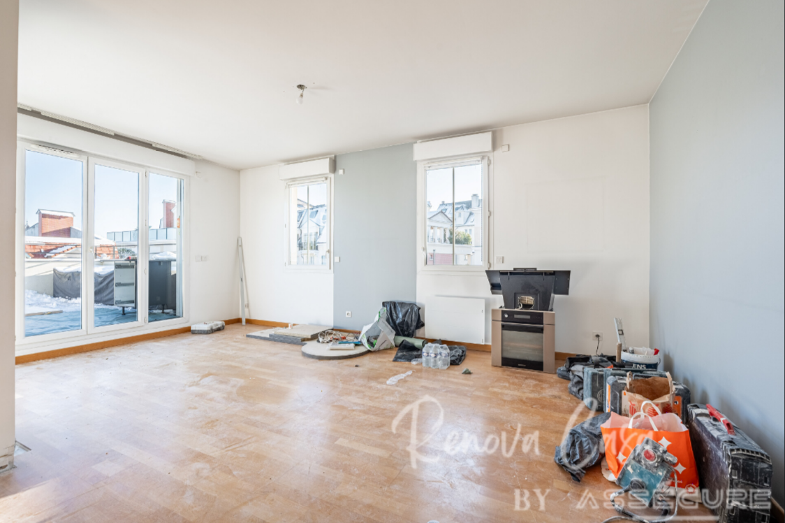 rénovation d'un salon au Plessis Robinson